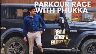 REAL GTA 5 STREAM || GTA 5 Race parkour with PHUKKA