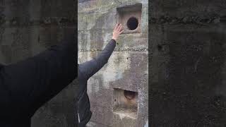 fake bunker airtunnel, granade fall back on person #fake #bunker #granade #ww2 #bunkerbase #trick