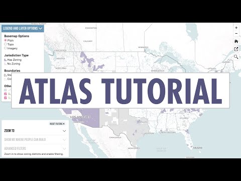 National Zoning Atlas Map Tutorial