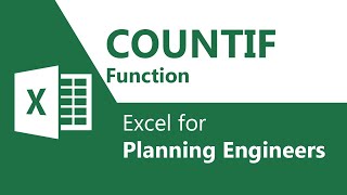 Master the COUNTIF Function in Excel: Easy Tutorial | Excel for Planning Engineer | MT Archvisions