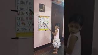 Alphabets teaching with chart