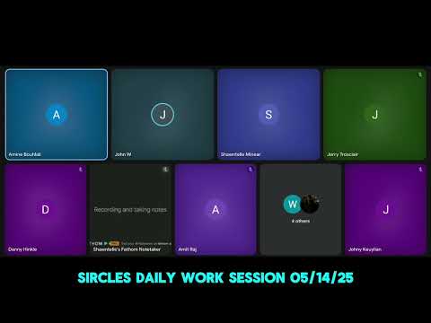Sircles Work Session May 14, 2025