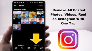 How to Delete Multiple Bulk Posts on Instagram in Android Device
