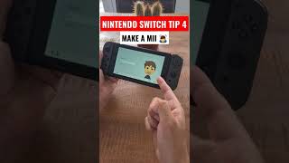 Nintendo Switch tip 4 - Make a Mii 🙇‍♂️ #shorts