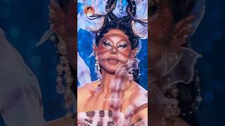 "Her makeup changes between each look" #dragrace
