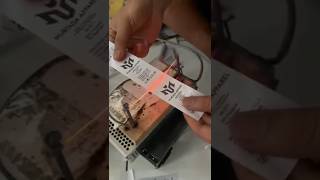 Washing Label Cutting