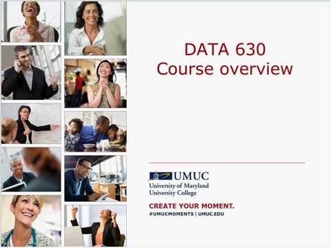 DATA 630 Overview Fall 2016