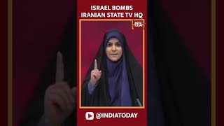 Video: Israel Bombs Iranian State TV Headquarters, Forces Anchor To Take Cover