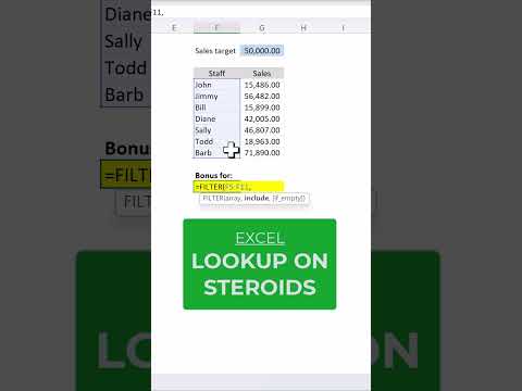Excel - Lookup on STEROIDS