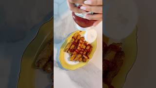 اليوم منى علمتنا اطيب وصفة بطاطا في العالم ما توقعت الطعم😳 #food #potato