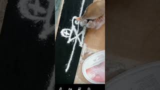 # beautiful rangoli designs # maha dev designs # support and comment me