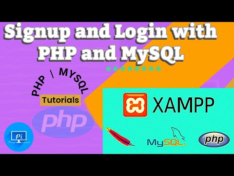 Signup and Login in XAMPP, PHP, and MySQL