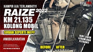 #MobilKaratan | Anti Karat Mobil RAIZE 2022 KM 21.135 Sudah Mulai Berkarat - RUSTPRO Indonesia
