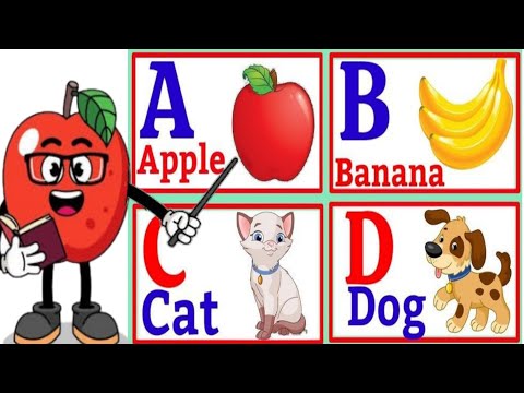Learn A For Apple B For Ball C For Cat & ABCD Alphabets for Kids Educational video l #Abcd #phonics