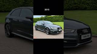Evolution of audi a3 hatchback (1996👉2024) #audi #a3 #hatchback #cars #shorts