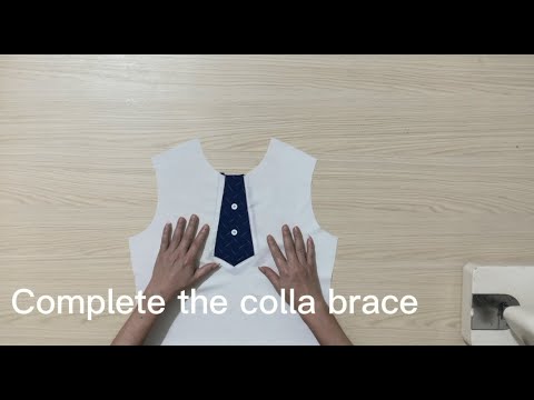 The collar has a picture of a tie. Simple - Save money