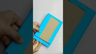 Beautiful Handmade Photo Frame craft ideas 😍💞 Cardboard photo frame #DIYshort#thingspowershort