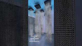 3D LED Cube, 50 x 50 x 300CM, 10 x 10 x 61Pixels #aoshowled