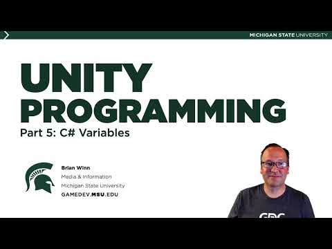 Ep 45 - Unity Programming - C# Variables: Game Design and Development 1 | 2D Shooter