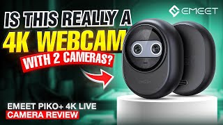 A Tiny Dual 4K Webcam with SHOCKING RESULTS! | EMEET Piko+ 4K Live Camera Review