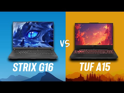 ROG Strix G16 vs  Asus TUF A15 - Which one is Better?