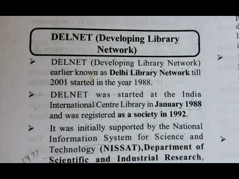 A BRIEF OVERVIEW OF DELNET : Important for exam