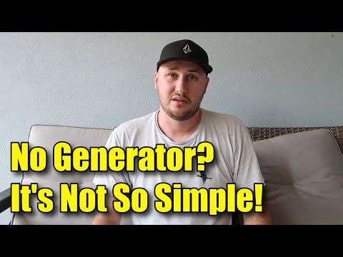 No Generator? - Off Grid Not So Simple!