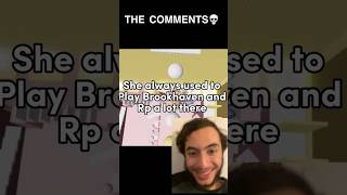 Brookhaven scary Story | Reaction (the comments are too funny) #robloxshorts #roblox #bobux