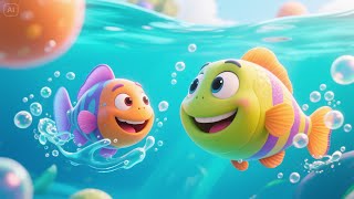Fizzy the Fish and the Bubble Bridge | Fun Baby Song for Toddlers | Underwater Kids Rhyme 2025