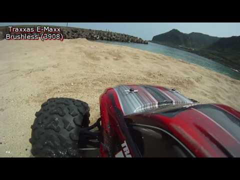 Traxxas E-Maxx Brushless 3908 基隆 外木山 沙灘