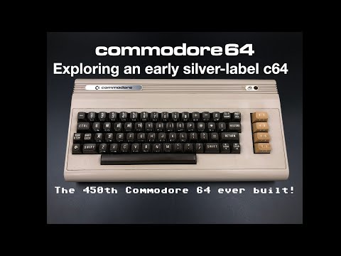 Exploring an early silver-label Commodore 64
