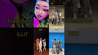 H2H, ITZY YEJI, ILLIT MOKA & YUNAH did HUNTRIX ‘How It’s Done’ #shorts #huntrix #h2h #itzy #illit