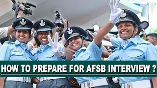 How to prepare for Afsb Interview ? | Preparing for AFSB Interview - DefenceGyan