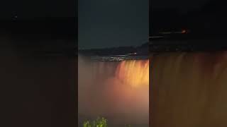 Night Views of The Falls | Niagara, Canada #NiagaraFalls, #Waterfall, #Nature, #ScenicView, #shorts
