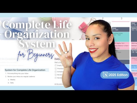 A Simple Productivity System for an Organized 2025 *Notion Template*
