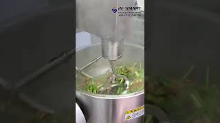 AI Cooking Robot Cooks Garlic Scape Pork Stir-Fry in 4 Minutes Fast & Efficient Commercial Kitchen!