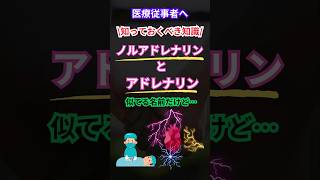 📢医療従事者必見‼️ノルアドレナリン🆚アドレナリンの違い✨ #医療従事者 #リハビリテーション #医師 #看護師 #介護士 #医師 #看護師の卵 #ノルアドレナリン #アドレナリン