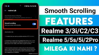 Realme Smooth Scrolling Feature in Realme 3/3i/5/5s/5i/C2/C3/2pro | Realme Smooth Scrolling 90hz