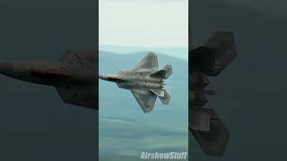 F-22 Raptor Low Level #aviation #airshow #fighterjet