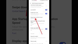 Swipe down on home screen in realme phone #shorts #youtubeshorts #mobile