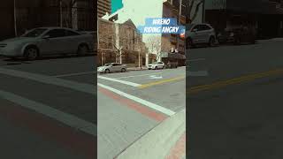 Downtown Reno, Nevada #renonevada Angry old man on scooter