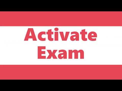 "Run Your School" How a teacher can activate exam