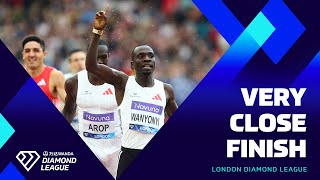 Wanyonyi fights off Arop to win in London with 1:42.00 | Wanda Diamond League