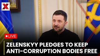 Zelenskyy Anti - Corruption LIVE : Zelenskiy Vows to Uphold Anti-Corruption Agency Independence