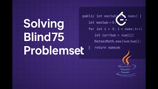 Solving Blind75 problemset from Leetcode in Java.