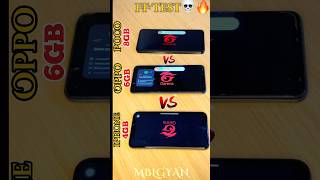 IPHONE vs POCO vs OPPO RAM FF SPEED TEST