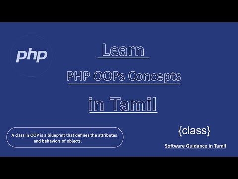 Mastering OOPs Concepts in Programming |  PHP OOPs Concepts Programming in Tamil
