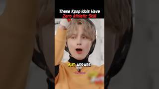 These Kpop Idols Have Zero Athletic Skill #kpop #kpopidol #kpopedit #txt #aespa #straykids #shorts