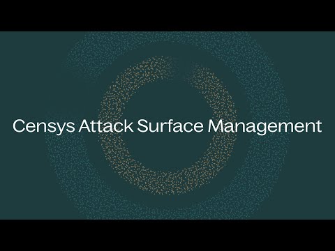Censys Attack Surface Management Overview