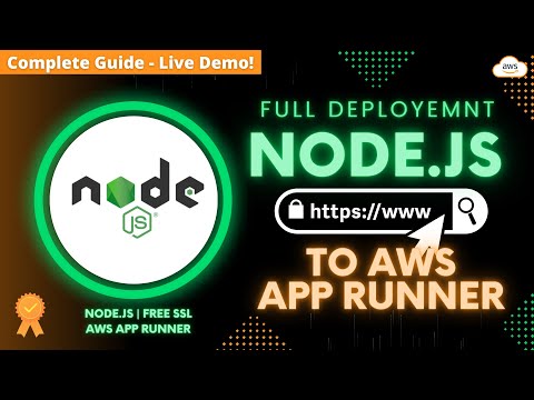Full Node.js Deployment to AWS App Runner 🚀